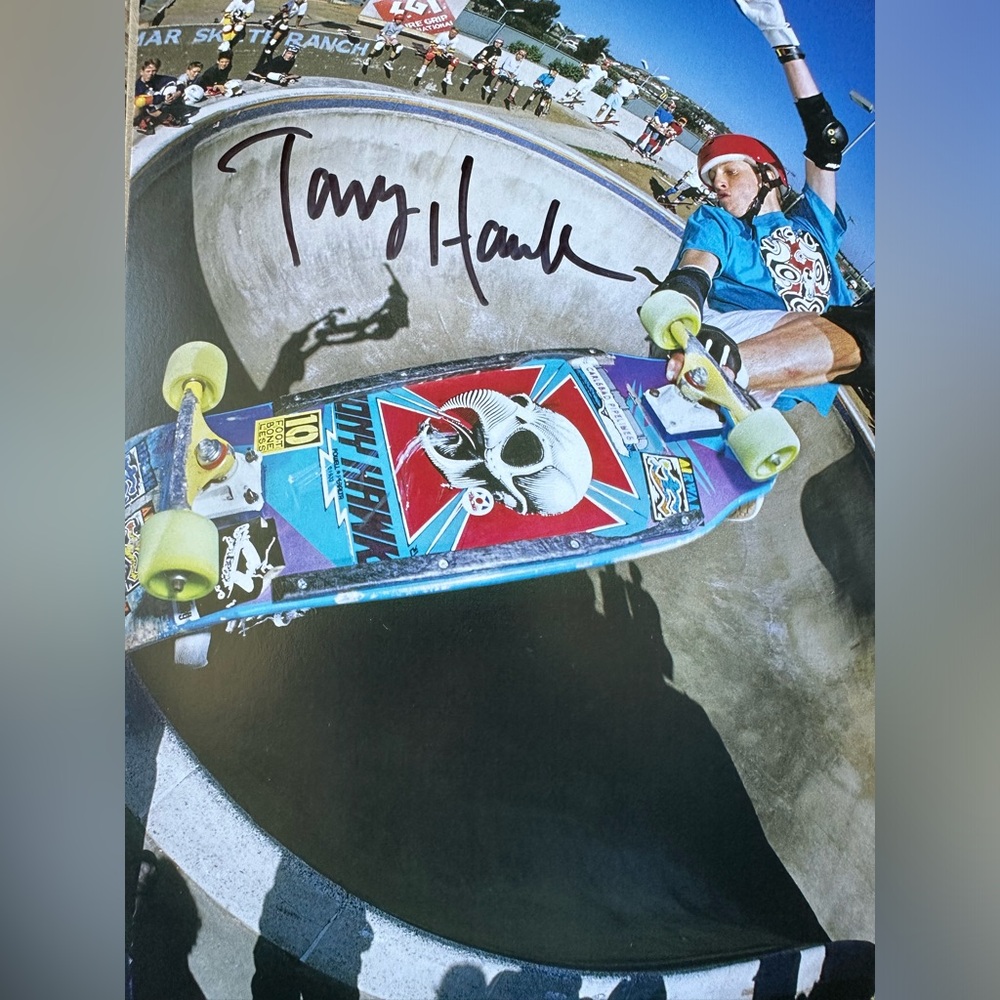 Tony Hawk signed 8x10 photo